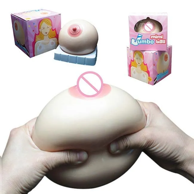 Breast Shaped Adult Anxiety Relief Squeeze Toys