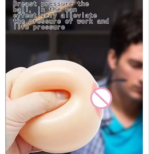 Breast Shaped Adult Anxiety Relief Squeeze Toys