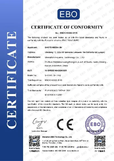 Massager CE report-2 Massager CE report-2
